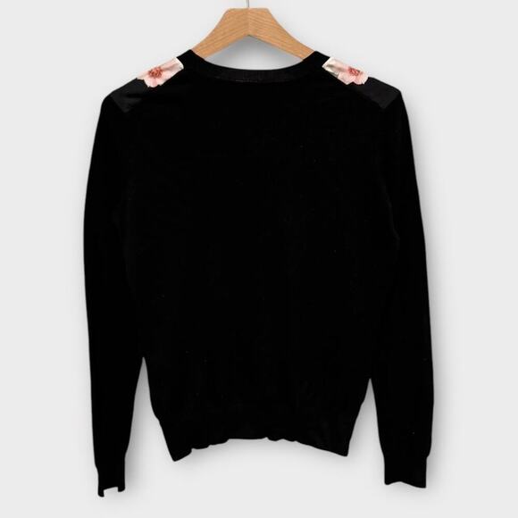 Ted Baker London Poliiey Jamboree Floral Sweater Size 1 - Picture 2 of 5